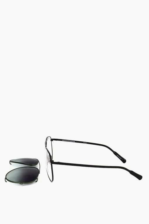 Best KRIS VAN ASSCHE Occhiali da Sole Aviator con Mascherina Removibile Uomo Occhiali Da Sole