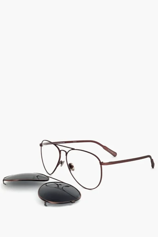 KRIS VAN ASSCHE Occhiali da Sole Aviator con Mascherina Removibile>Linda Farrow Clearance