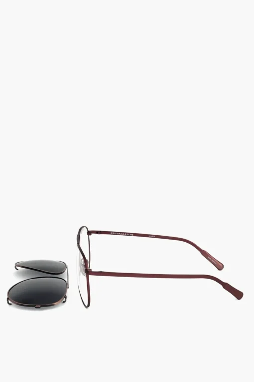 KRIS VAN ASSCHE Occhiali da Sole Aviator con Mascherina Removibile>Linda Farrow Clearance