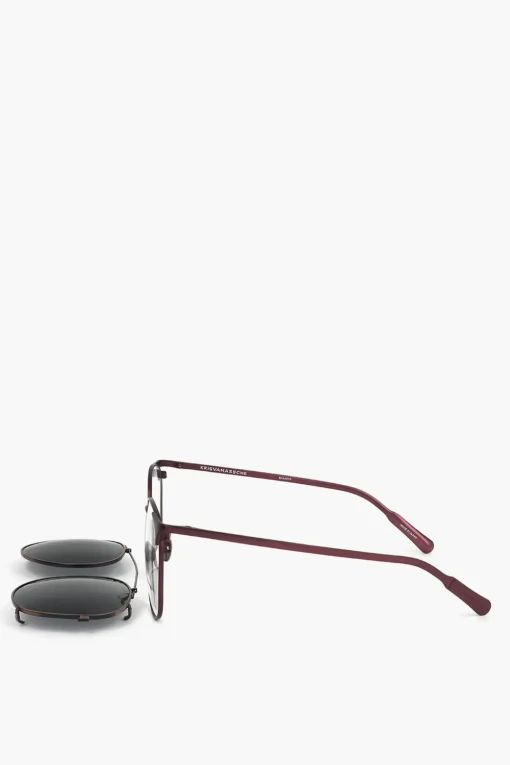 KRIS VAN ASSCHE Occhiali da Sole Wayfarer con Mascherina Removibile>Linda Farrow Fashion