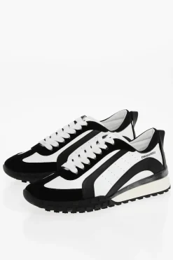 Outlet LEGEND Sneakers in Pelle con Dettagli in Suede Uomo Sneaker