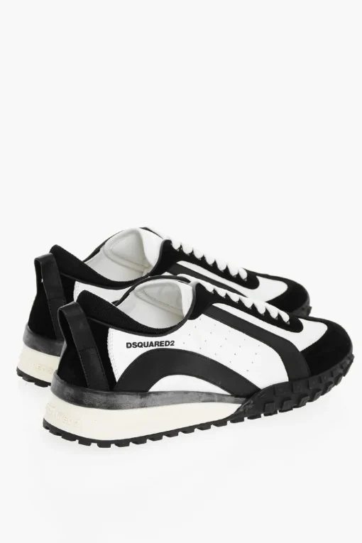 Outlet LEGEND Sneakers in Pelle con Dettagli in Suede Uomo Sneaker