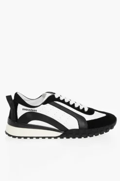 Outlet LEGEND Sneakers in Pelle con Dettagli in Suede Uomo Sneaker