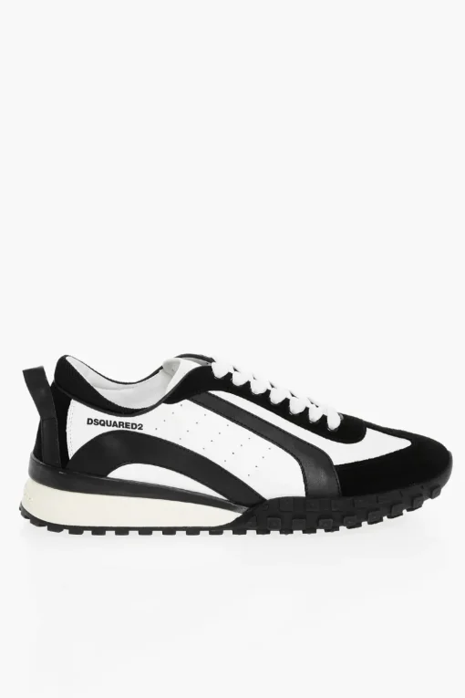 Outlet LEGEND Sneakers in Pelle con Dettagli in Suede Uomo Sneaker