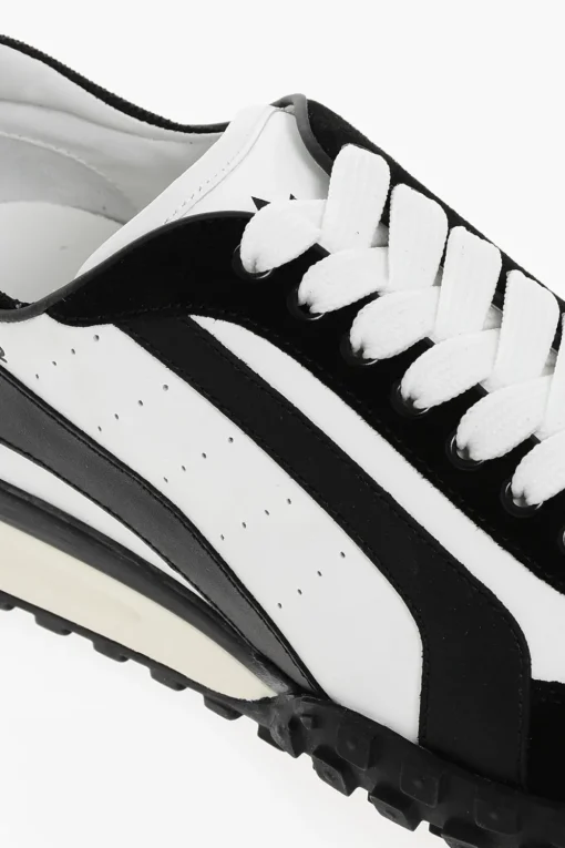 Outlet LEGEND Sneakers in Pelle con Dettagli in Suede Uomo Sneaker