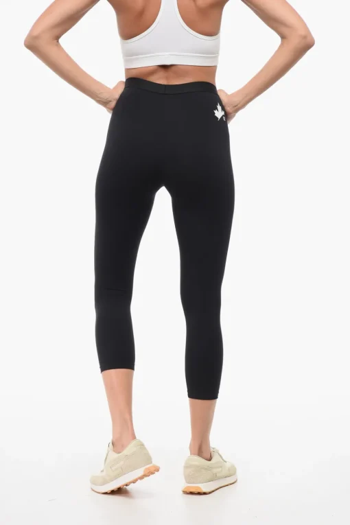Leggings a Tinta Unita con Elastico in Vita>Dsquared2 Fashion