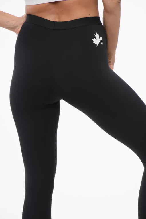 Leggings a Tinta Unita con Elastico in Vita>Dsquared2 Fashion
