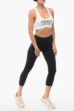 Leggings a Tinta Unita con Elastico in Vita></noscript>Dsquared2 Fashion