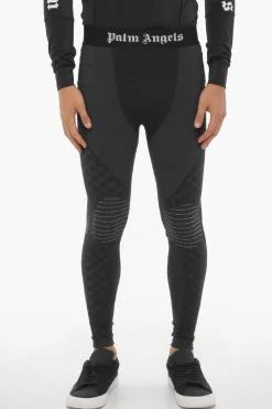 Sale Leggings Active in Tessuto Stretch Uomo Pantaloni