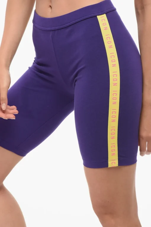 Leggings Ciclista Underwear con Bande Logate>Dsquared2 Outlet