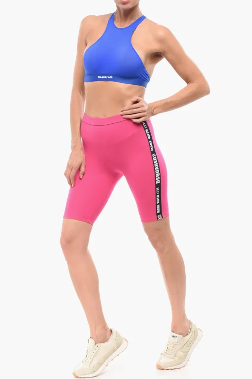 Hot Leggings Ciclista Underwear con Bande Logate Donna Intimo