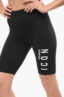 Leggings Ciclista Underwear ICON con Stampa></noscript>Dsquared2 Sale
