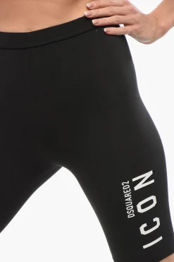 Leggings Ciclista Underwear ICON con Stampa></noscript>Dsquared2 Hot