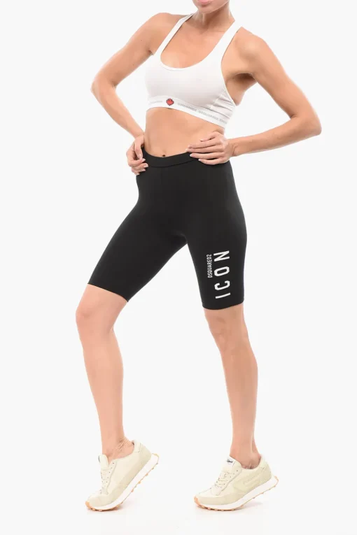Leggings Ciclista Underwear ICON con Stampa>Dsquared2 Hot
