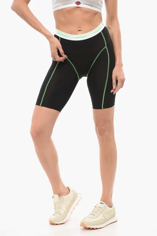Leggings Ciclista Underwear con Cuciture a Vista>Dsquared2 Fashion