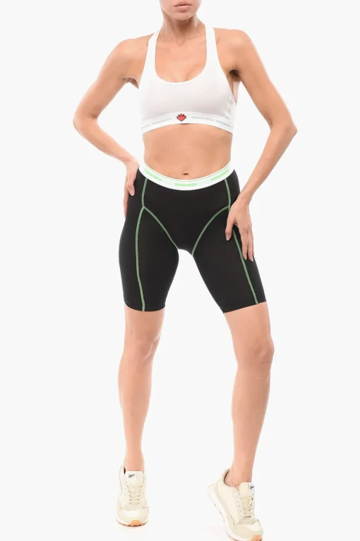 Leggings Ciclista Underwear con Cuciture a Vista>Dsquared2 Fashion