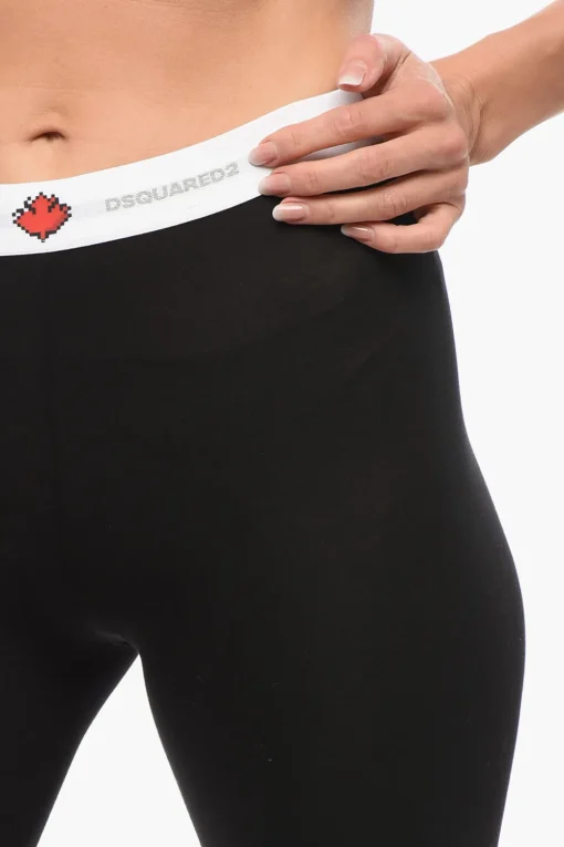 Leggings Ciclista Underwear con Elastico Logato>Dsquared2 Hot