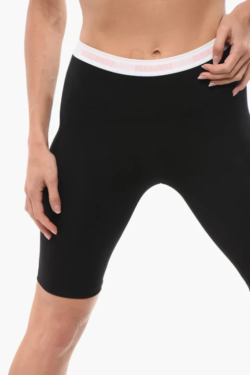 Leggings Ciclista Underwear con Elastico Logato>Dsquared2 Outlet