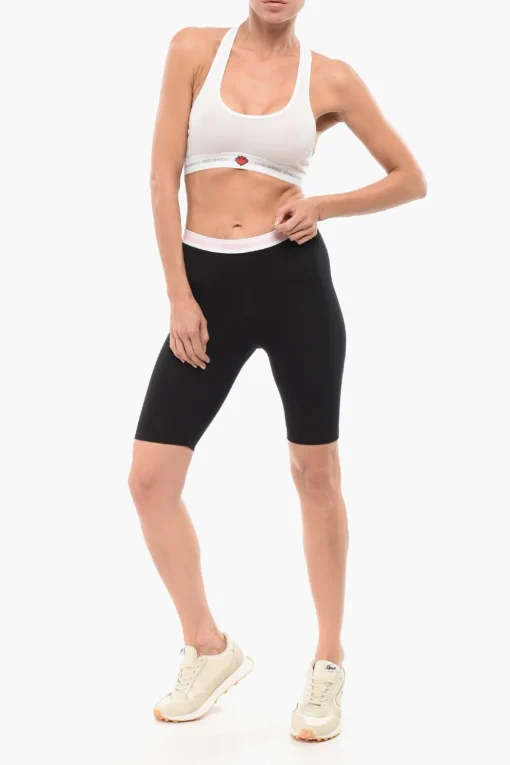 Leggings Ciclista Underwear con Elastico Logato>Dsquared2 Outlet