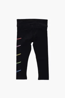 Hot Leggings con Stampa Laterale Abbigliamento