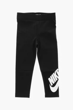 Hot Leggings con Stampa Logo Abbigliamento