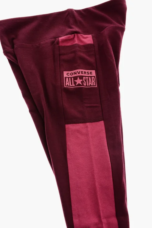 Leggings in Cotone Stretch con Tasca Laterale>Converse KIDS Fashion