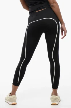 Fashion Leggings in Nylon Stretch Senza Cuciture Donna Pantaloni