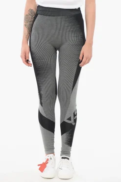 Leggings in Tessuto Tecnico con Design Degradè>Y-3 by Yohji Yamamoto Discount