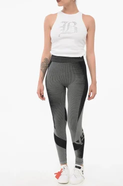 Leggings in Tessuto Tecnico con Design Degradè></noscript>Y-3 by Yohji Yamamoto Discount