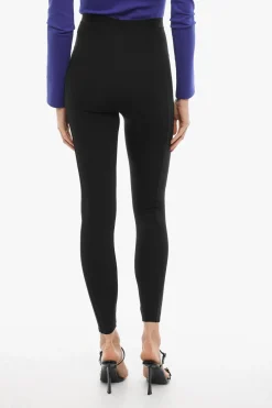 Leggings in Tinta Unita con Banda Elastica Logata>Off-White Discount
