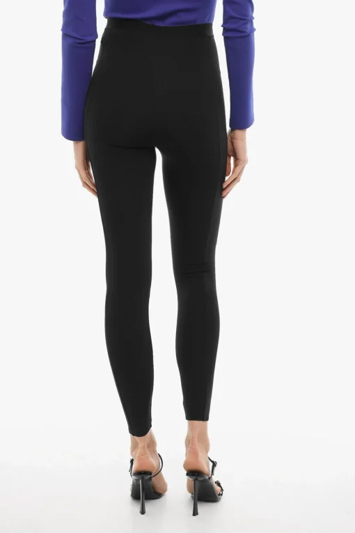 Leggings in Tinta Unita con Banda Elastica Logata>Off-White Discount