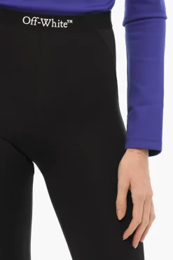 Leggings in Tinta Unita con Banda Elastica Logata></noscript>Off-White Discount