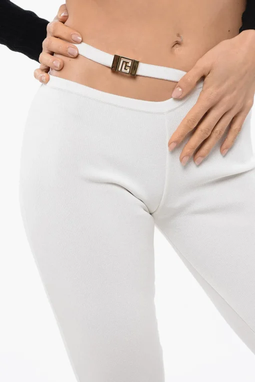 Leggings Svasati Con Cut-Out>Balmain Fashion