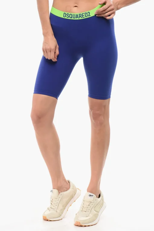 New Leggings Underwear in Microfibra con Elastico Logato Donna Intimo