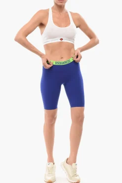 New Leggings Underwear in Microfibra con Elastico Logato Donna Intimo