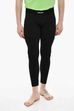 Outlet Leggings Underwear Slim Fit in Nylon Uomo Pantaloni