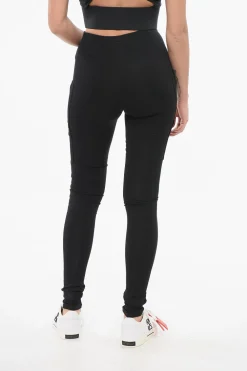 Discount Leggings Utility con Staffe Donna Pantaloni