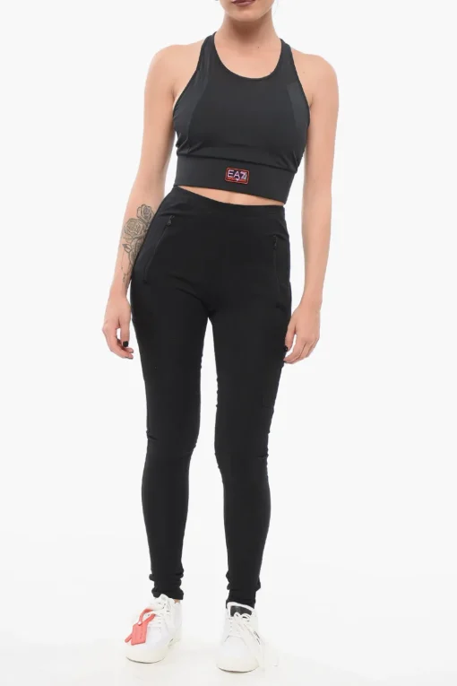 Discount Leggings Utility con Staffe Donna Pantaloni
