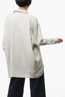 Hot LES SCULPTURES Camicia POCHE Oversize Donna Camicie