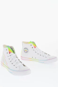 Best LGTBQIA+ ALL STAR CHUCK TAYLOR Sneakers Alte CTAS in Canvas con Dettagli Multicolor Uomo Sneaker