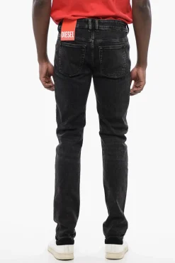 Clearance LIBRARY Jeans 2021 D-VOCS Slim Fit a Vita Media 20cm L.32 Uomo Jeans