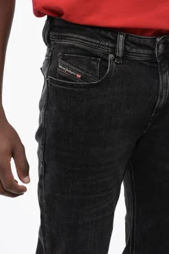 Clearance LIBRARY Jeans 2021 D-VOCS Slim Fit a Vita Media 20cm L.32 Uomo Jeans