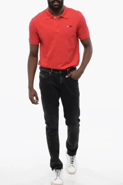 Clearance LIBRARY Jeans 2021 D-VOCS Slim Fit a Vita Media 20cm L.32 Uomo Jeans
