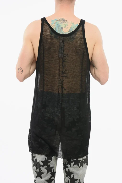Best LIDO Tank Top in Lana See Through Uomo T-Shirt