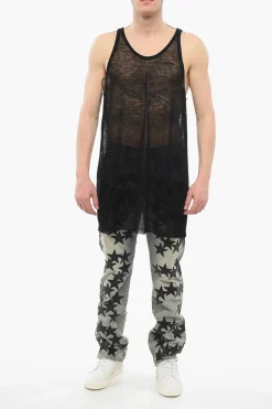 Best LIDO Tank Top in Lana See Through Uomo T-Shirt