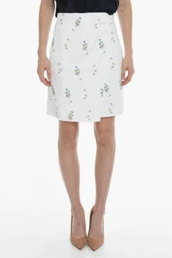 Longuette a Portafoglio LINA In motivo Floreale Jacquard>Samsoe Samsoe Outlet