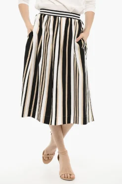 Longuette SCULLY a Righe Pencil Svasata>Woolrich Outlet