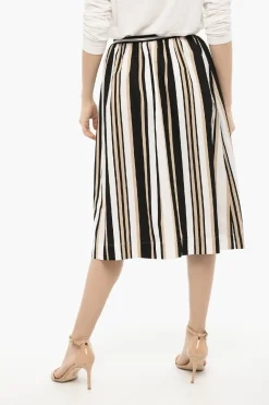Longuette SCULLY a Righe Pencil Svasata>Woolrich Outlet
