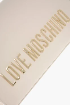 LOVE Borsa a Spalla In Ecopelle con Logo Dorato in Lettering></noscript>Moschino Clearance