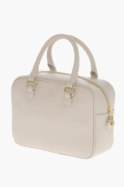 LOVE Borsa a Bauletto in Eco Pelle Saffiano con Doppio Manico>Moschino Fashion